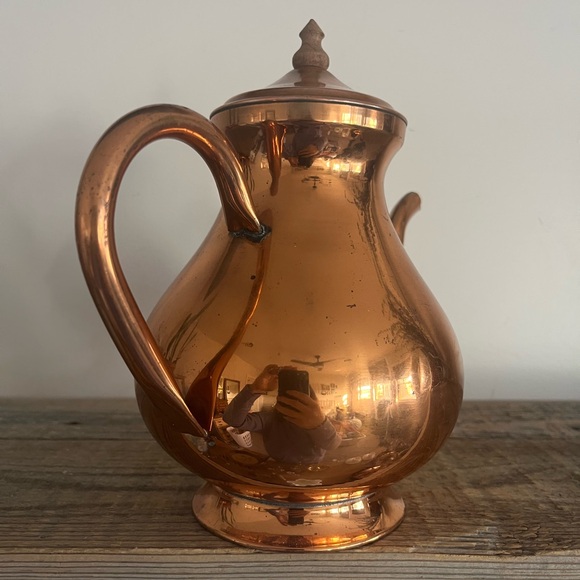Vintage Copper Teapot - Picture 7 of 7